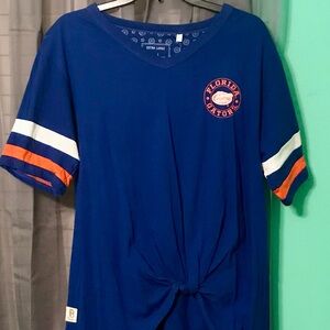 Pressbox Royal Blue Florida Gators Tee with Orange Logo